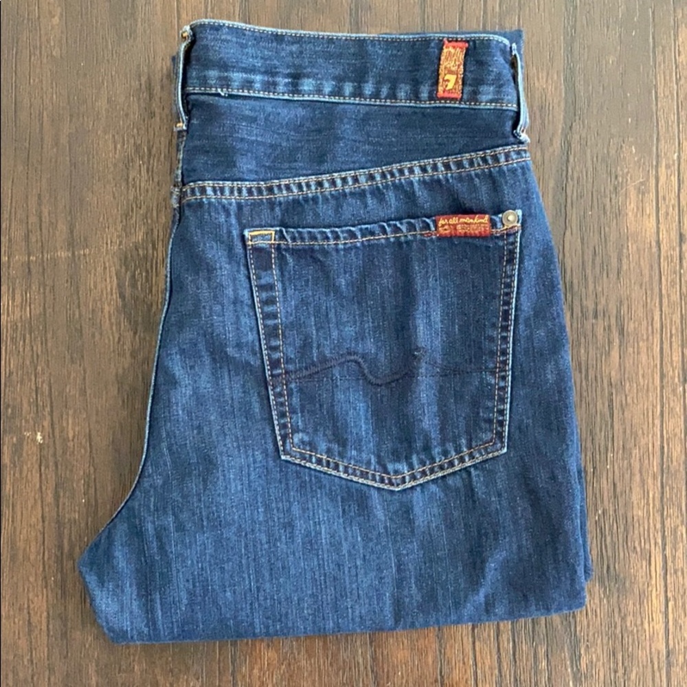 7 for All Mankind denim Jeans sz 34x33
